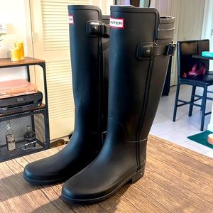 Hunter rain boots, worn once